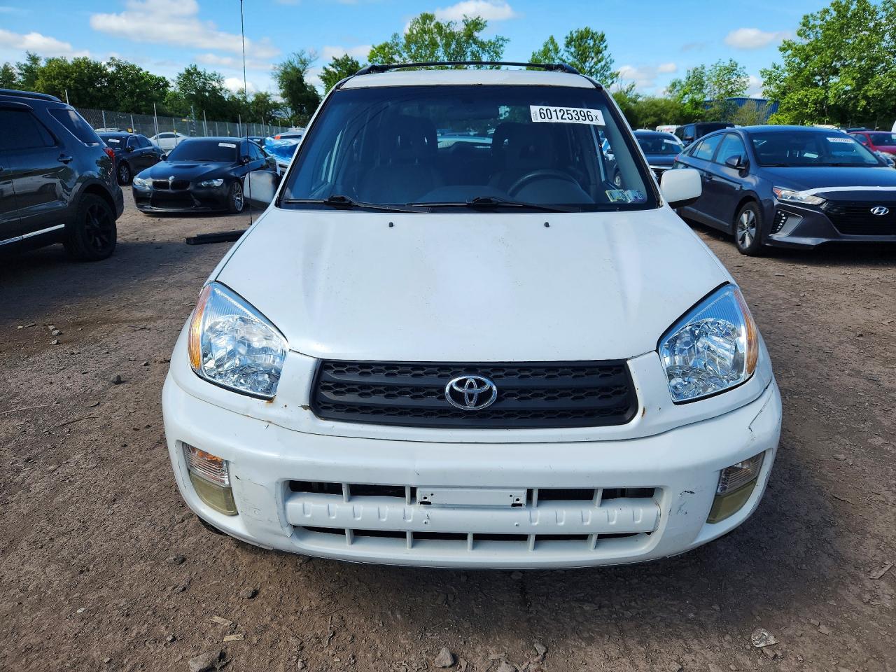 2003 Toyota Rav4 Base White vin: JTEHH20V830256292