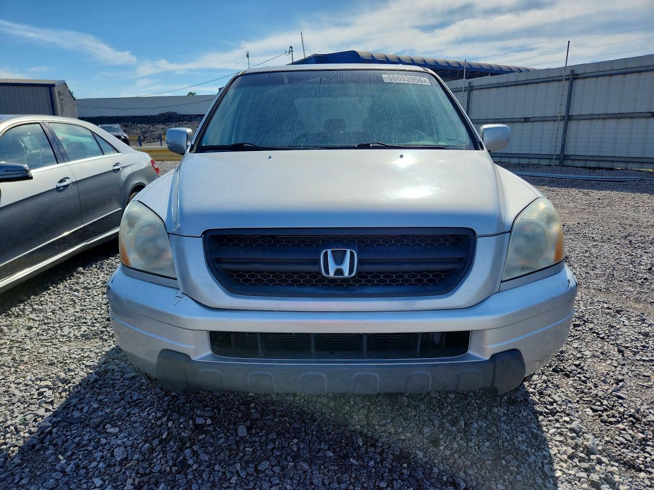 2003 Honda Pilot Exl Silver vin: 2HKYF18583H595100