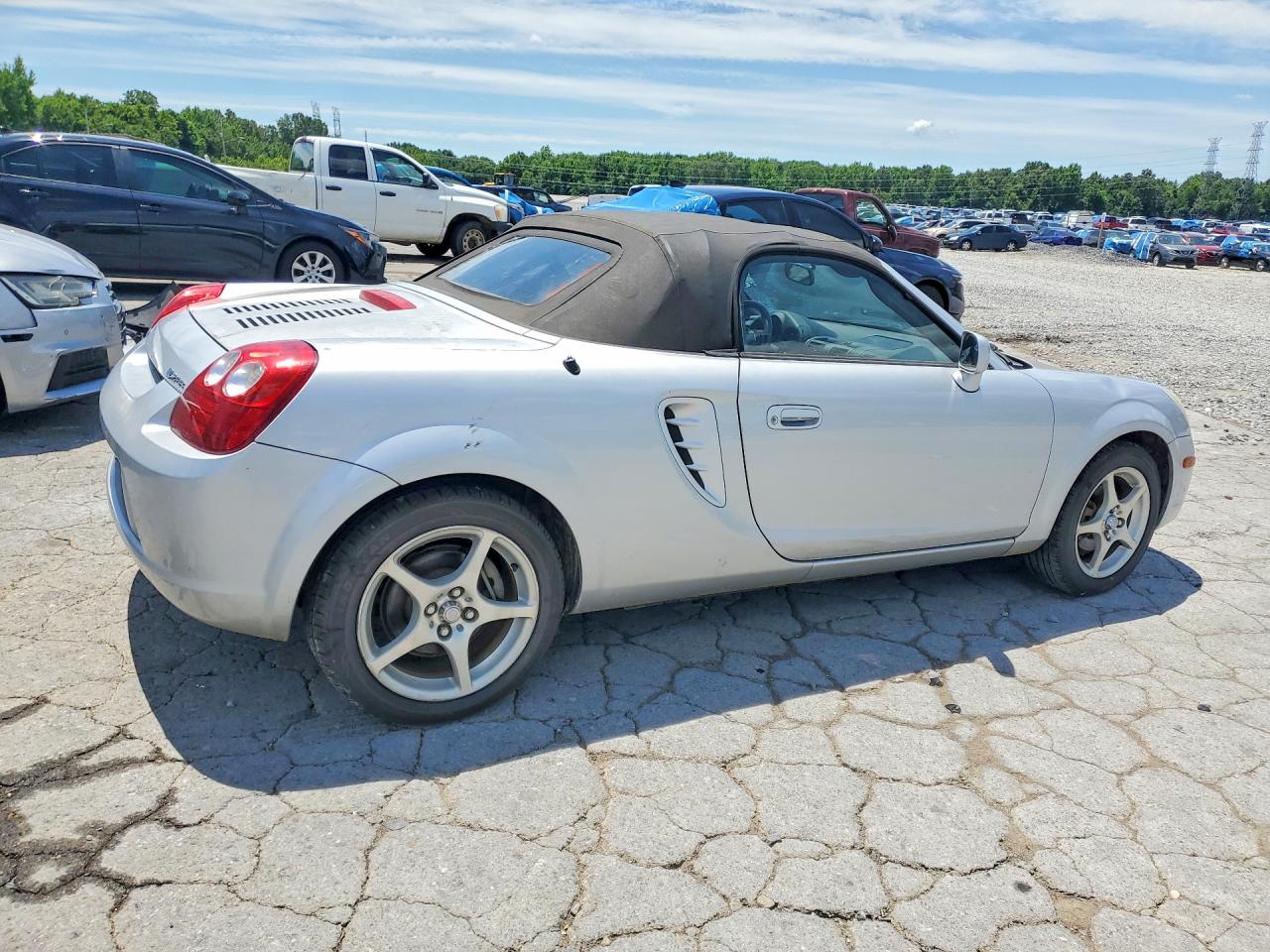 2003 Toyota Mr2 Spyder Silver vin: JTDFR320530064392