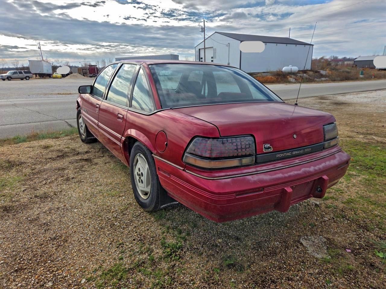 1993 Pontiac Grand Prix Le Red vin: 1G2WH54T4PF205840