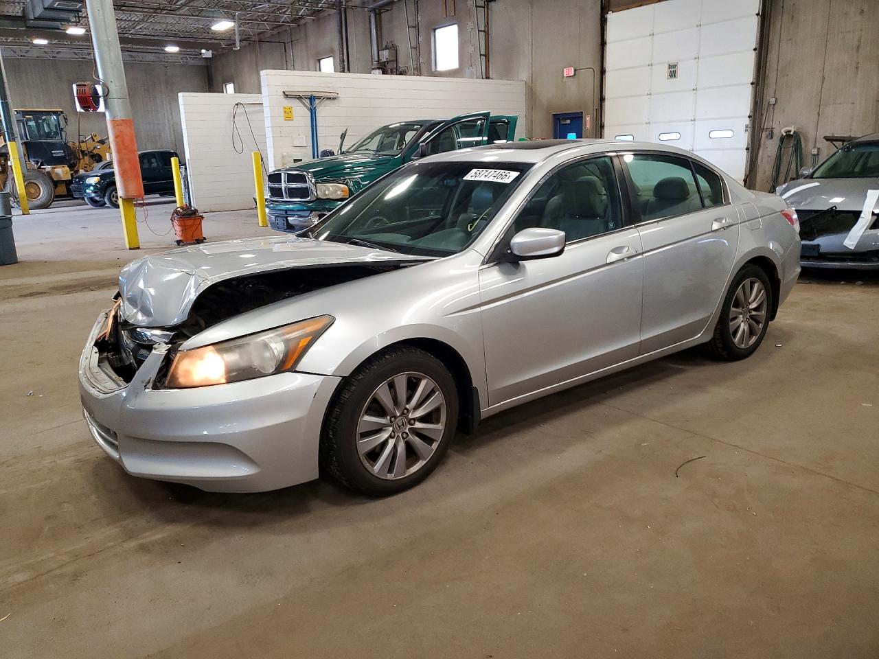 2011 Honda Accord Exl Silver vin: 1HGCP2F81BA097256