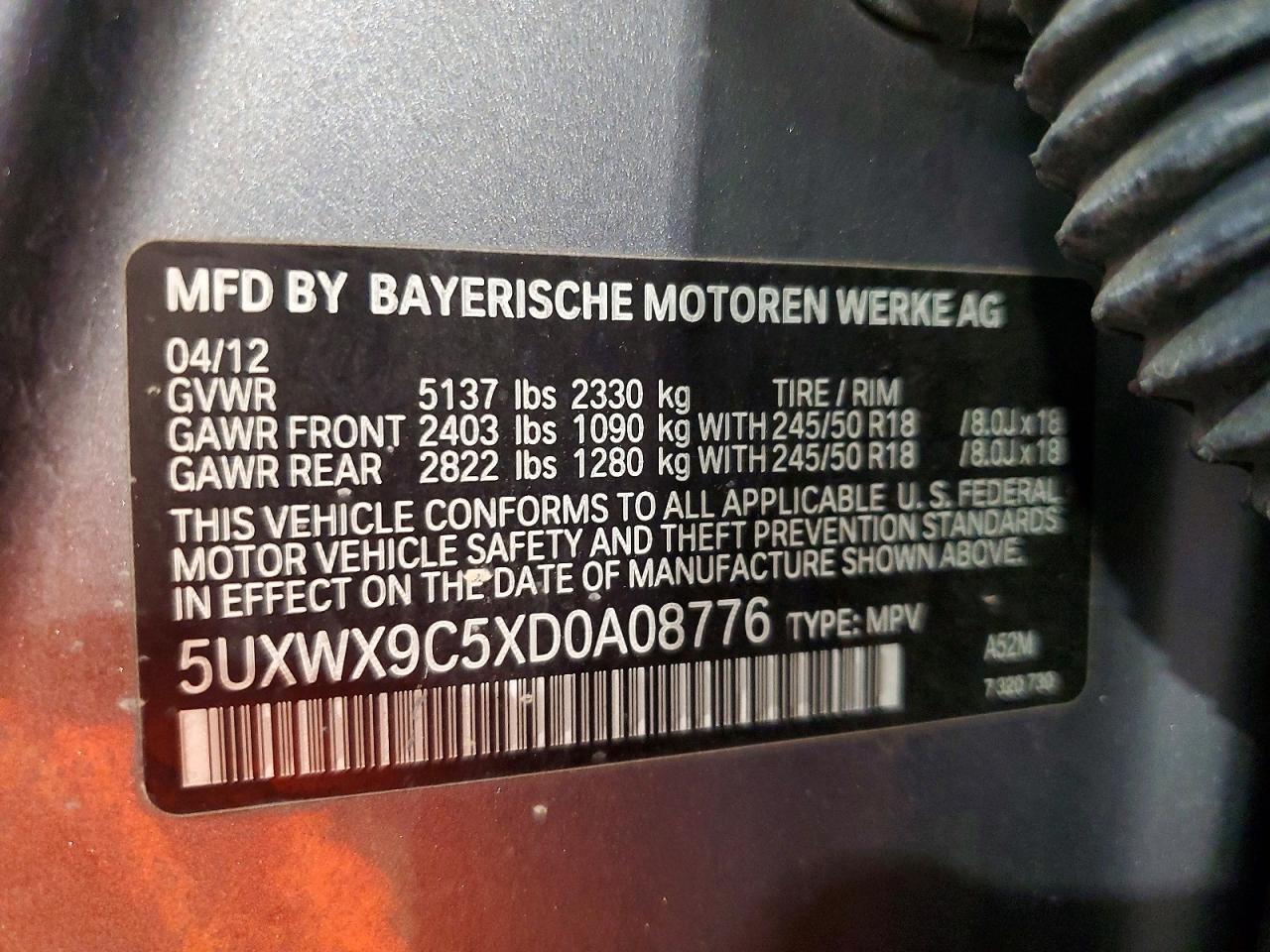 2013 Bmw X3 Xdrive28i Silver vin: 5UXWX9C5XD0A08776