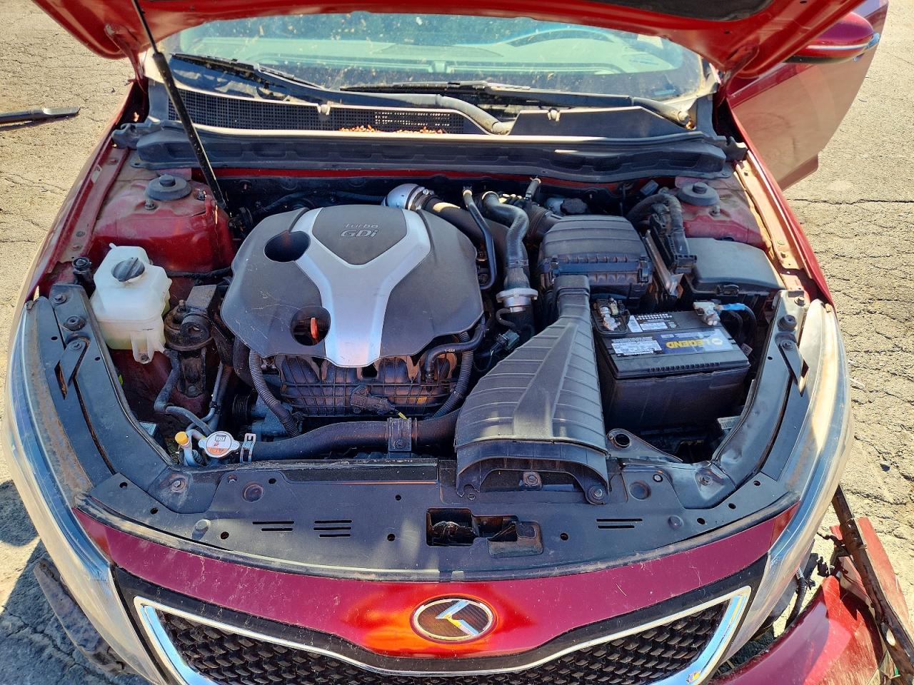 2015 Kia Optima Sx Red vin: 5XXGR4A61FG482435