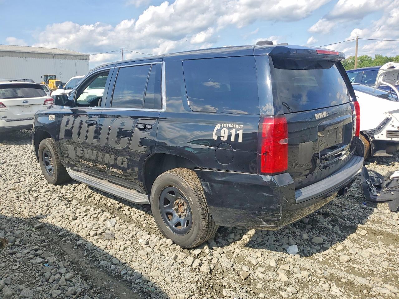 2015 Chevrolet Tahoe Police Black vin: 1GNSK2EC9FR654668