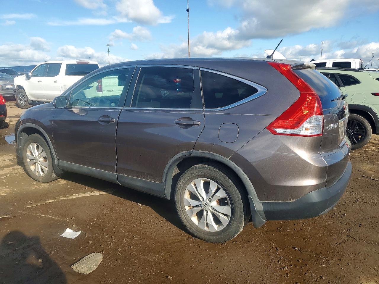 2012 Honda Cr-v Ex Gray vin: 5J6RM3H57CL024838