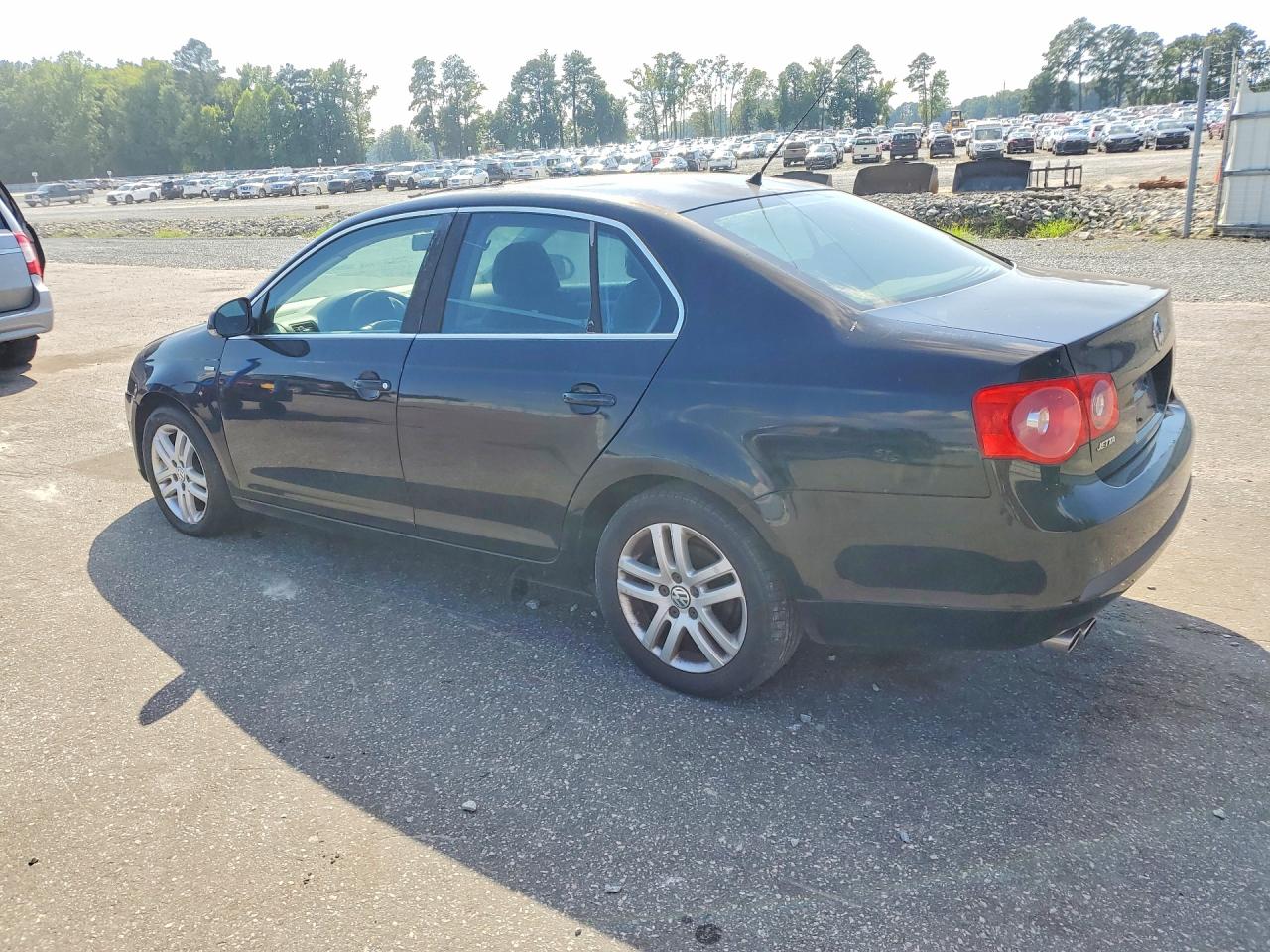 2007 Volkswagen Jetta Wolfsburg Black vin: 3VWEF71K97M065866
