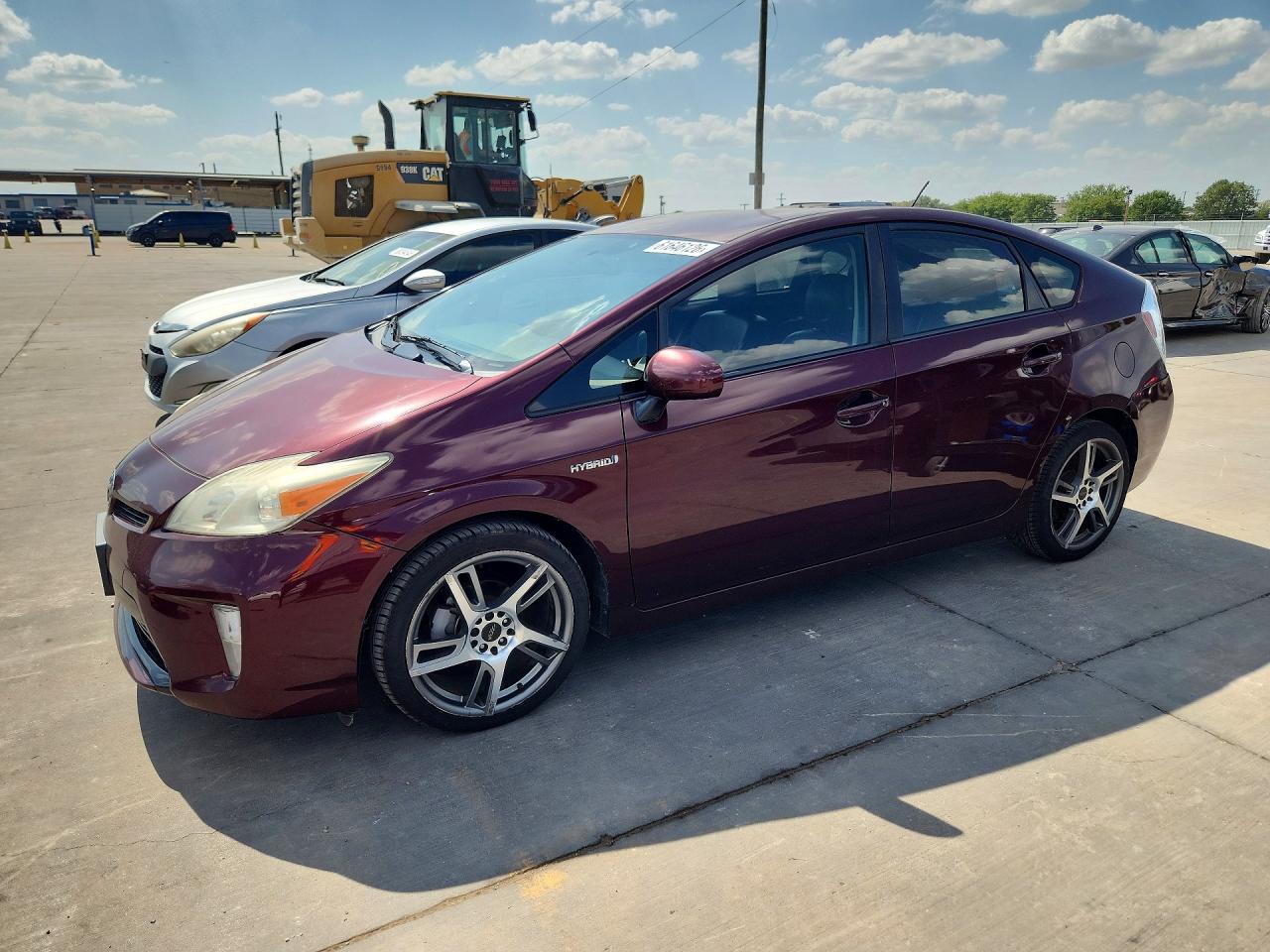 2013 Toyota Prius Persona Series Se Maroon vin: JTDKN3DU2D5611245