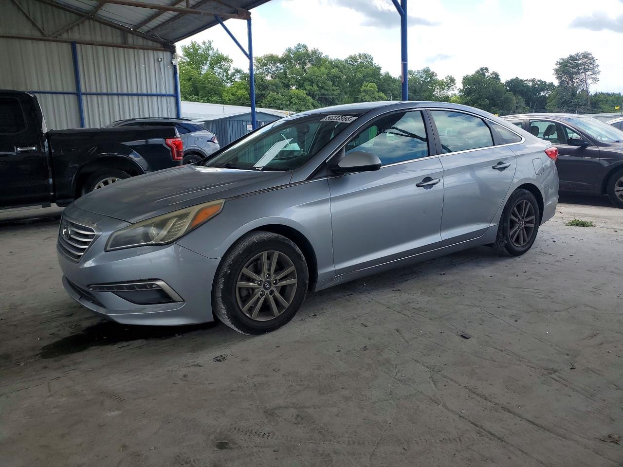 2015 Hyundai Sonata Se Silver vin: 5NPE24AF0FH018004