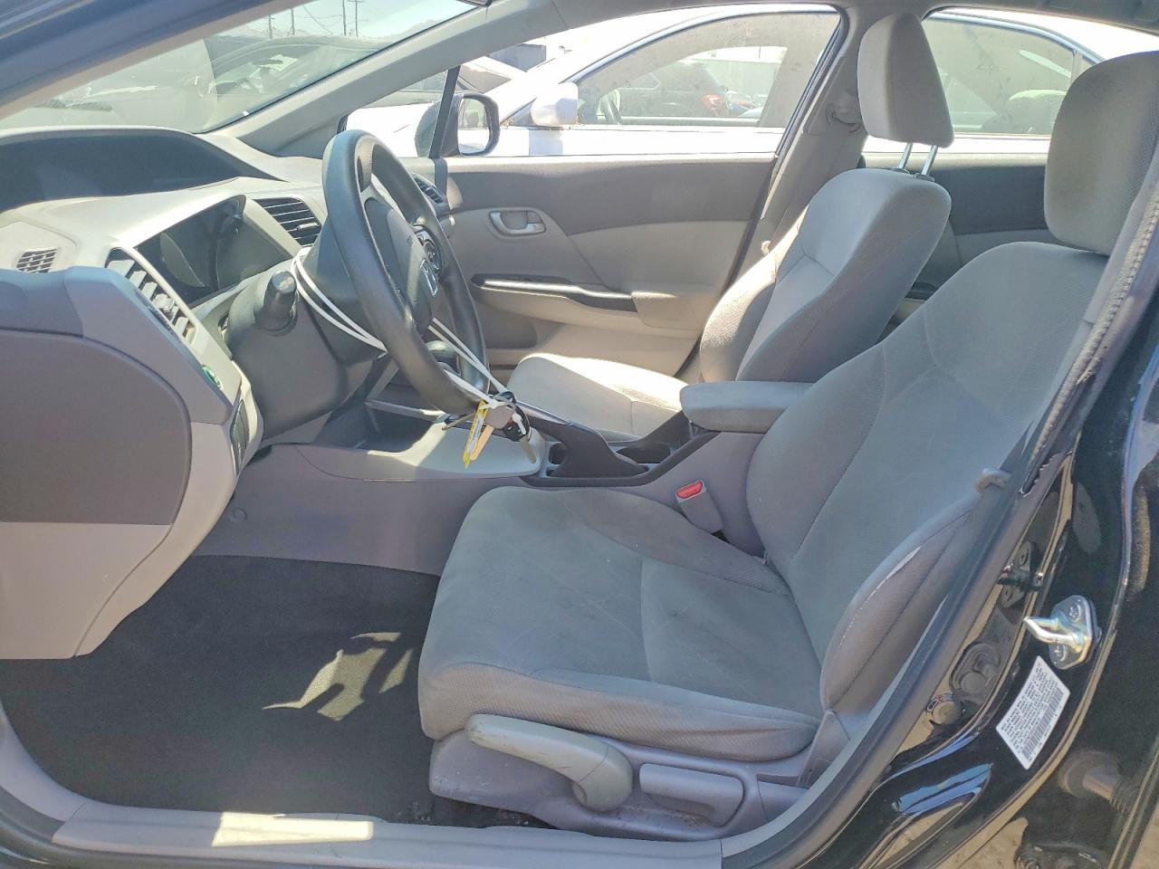 2012 Honda Civic Lx Black vin: 19XFB2F59CE378915