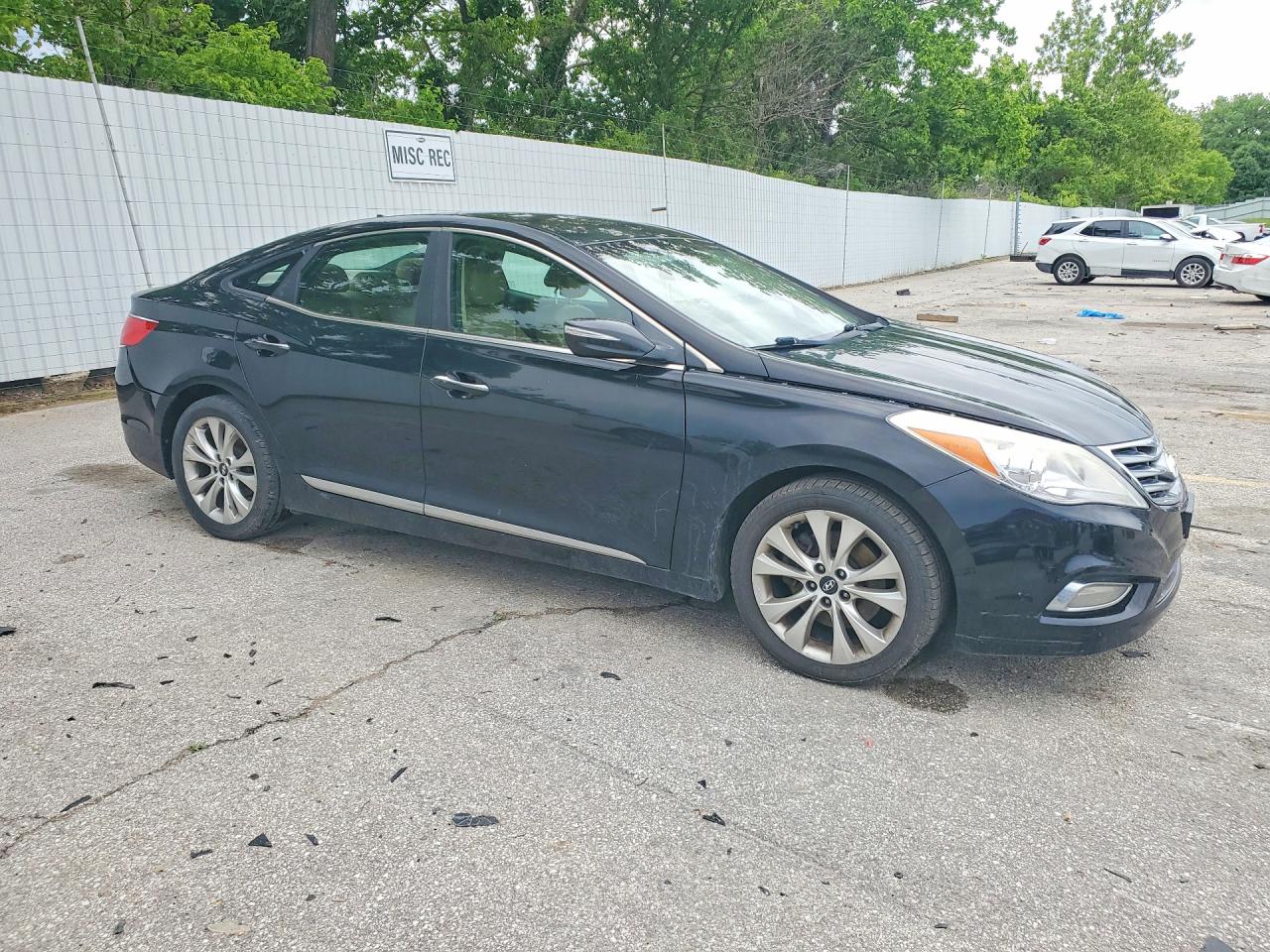 2014 Hyundai Azera Limited Black vin: KMHFH4JGXEA370262