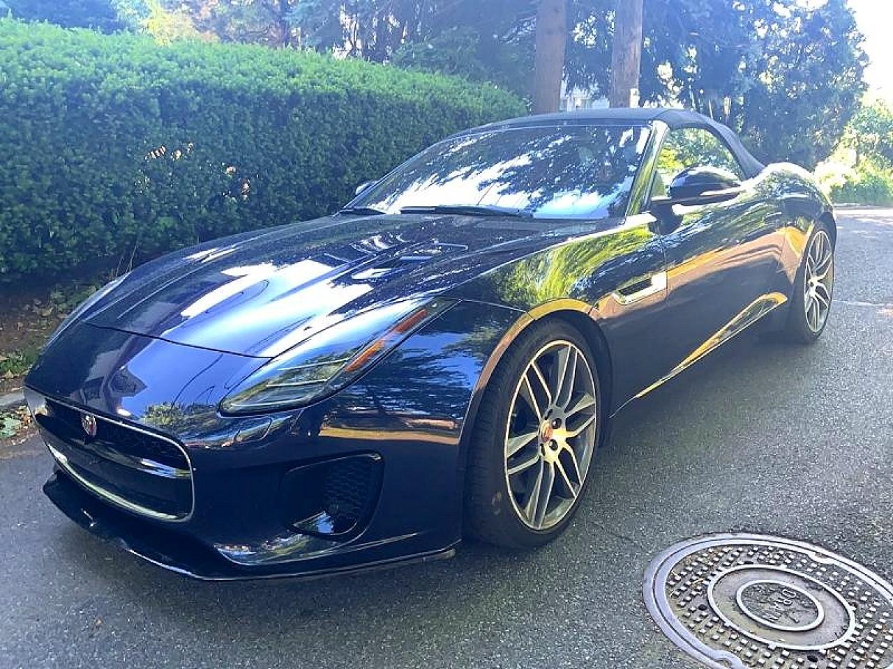 2018 Jaguar F-type R Dynamic Blue vin: SAJD85FVXJCK49031