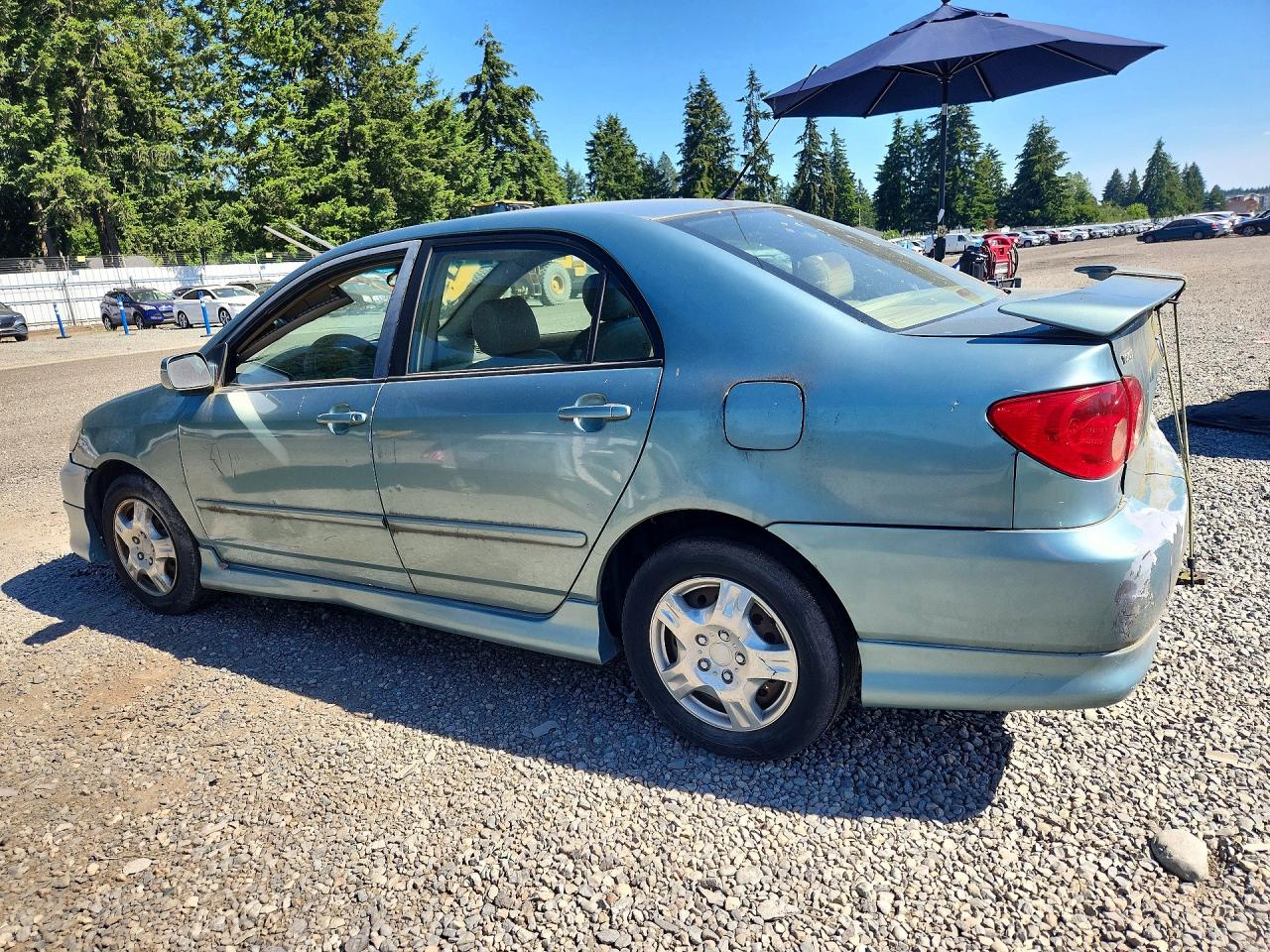 2006 Toyota Corolla Le Green vin: 1NXBR32E76Z605607
