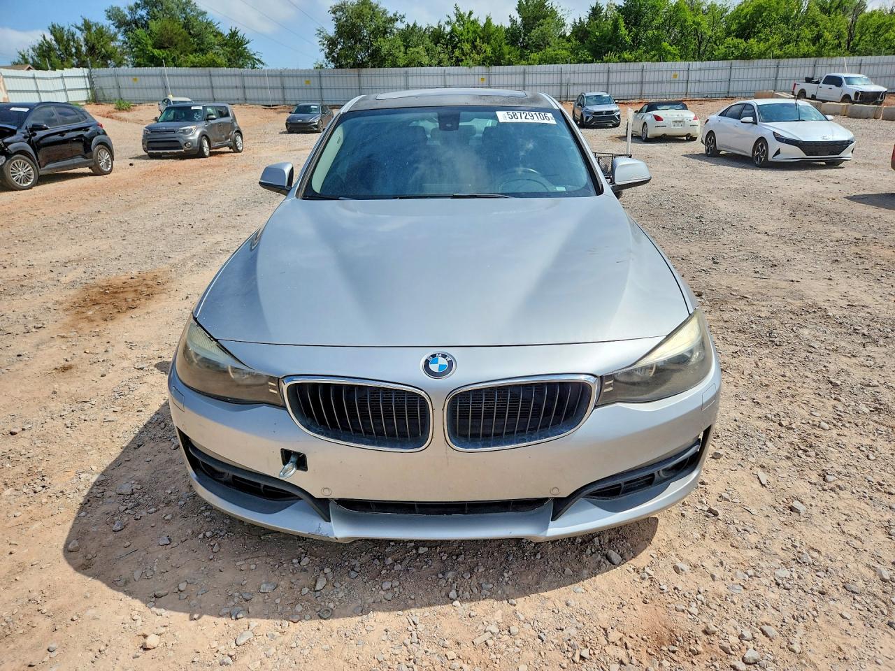 2014 Bmw 328 Xigt Silver vin: WBA3X5C52ED242718