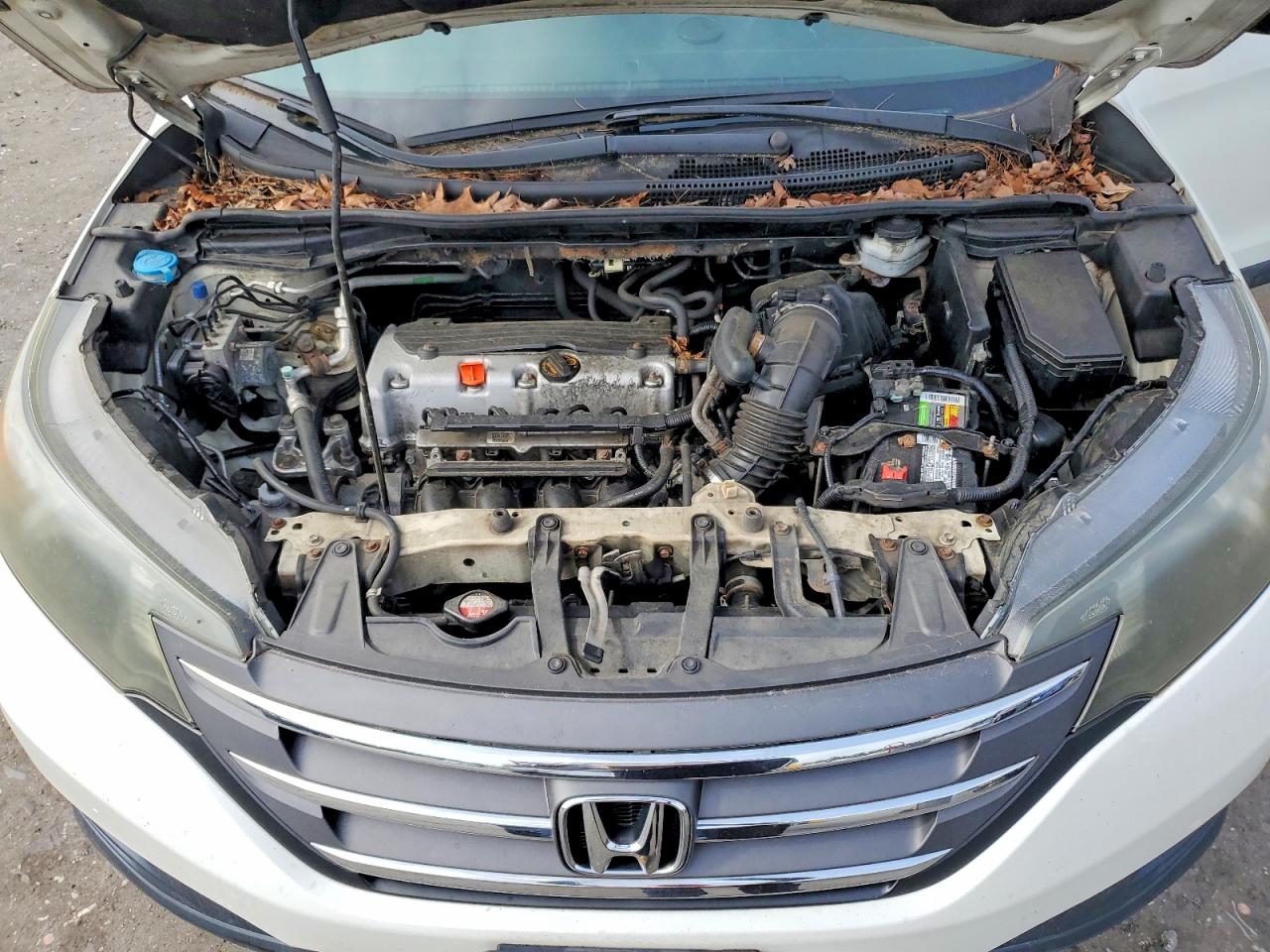 2013 Honda Cr-v Lx White vin: 5J6RM4H32DL046509