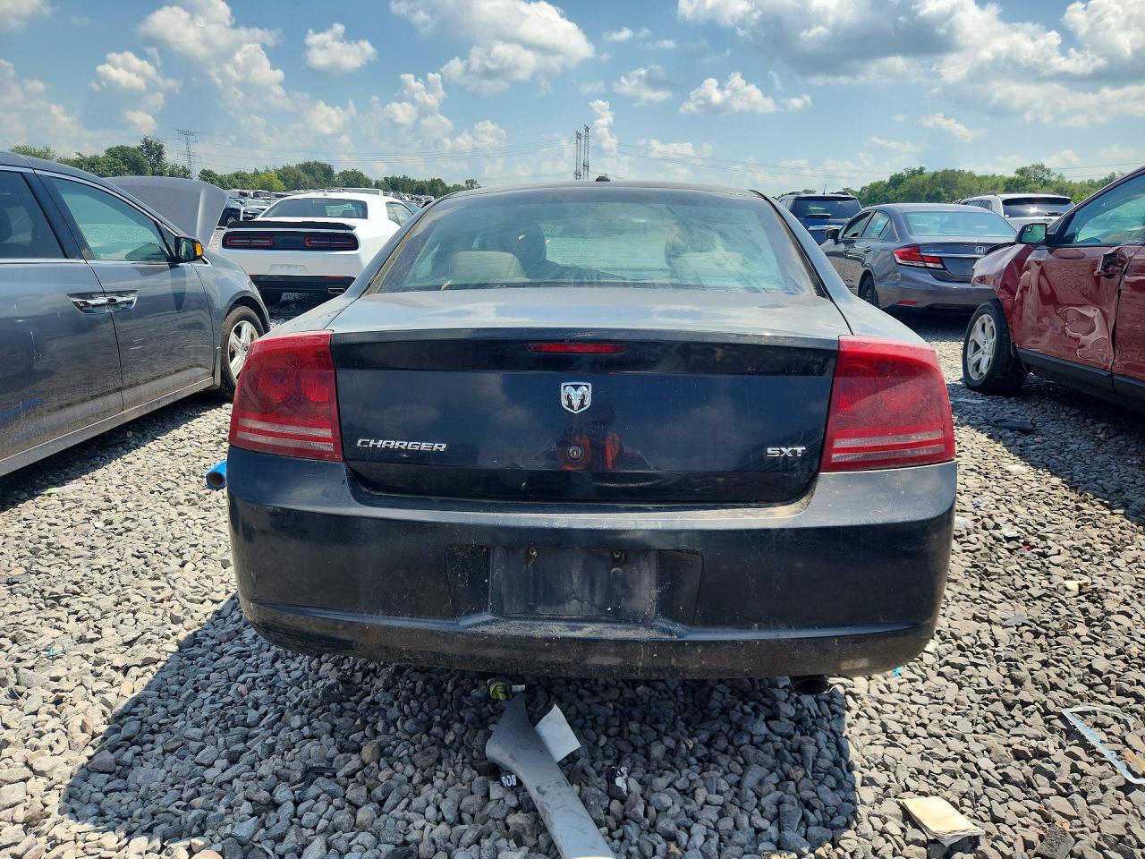 2007 Dodge Charger Se Black vin: 2B3KA43G17H637153