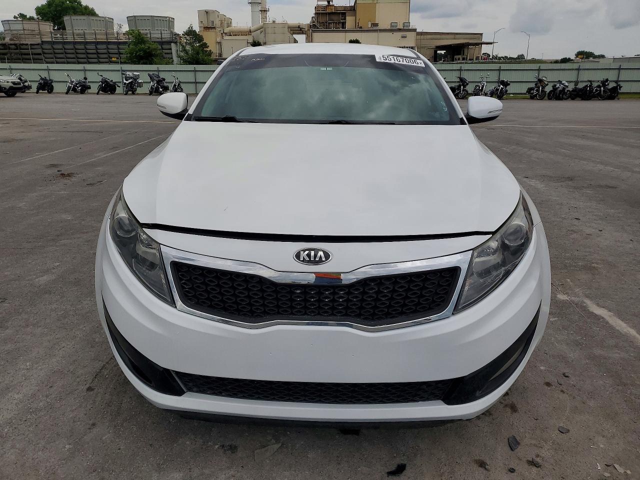 2013 Kia Optima Lx Белый vin: KNAGM4A78D5382533