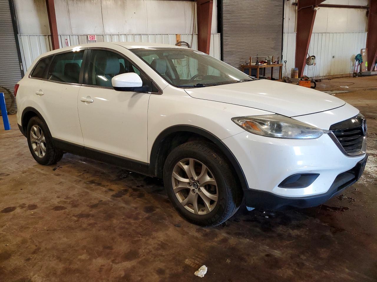 2015 Mazda Cx-9 Touring White vin: JM3TB3CA8F0451433