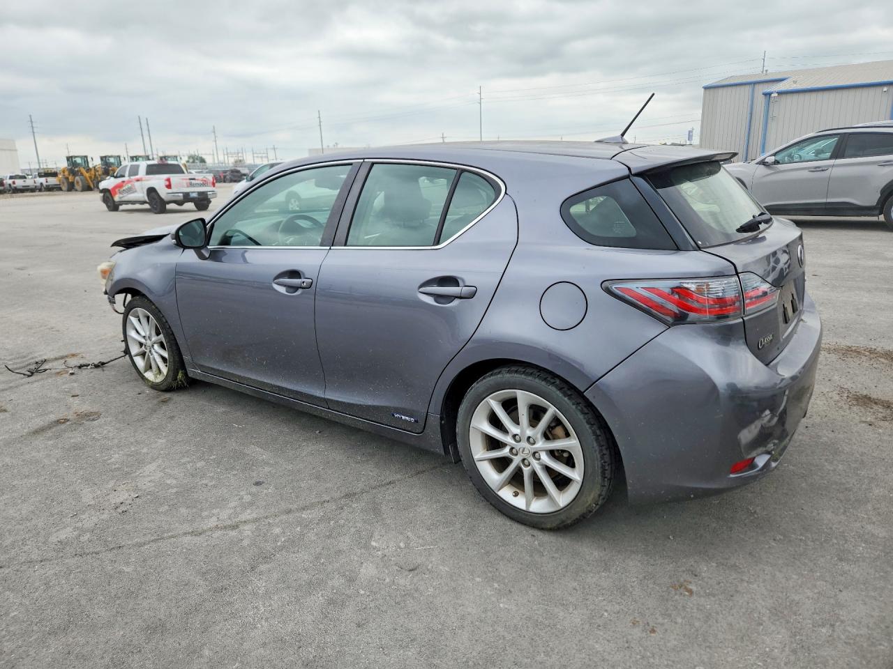2012 Lexus Ct 200 Gray vin: JTHKD5BH0C2094952