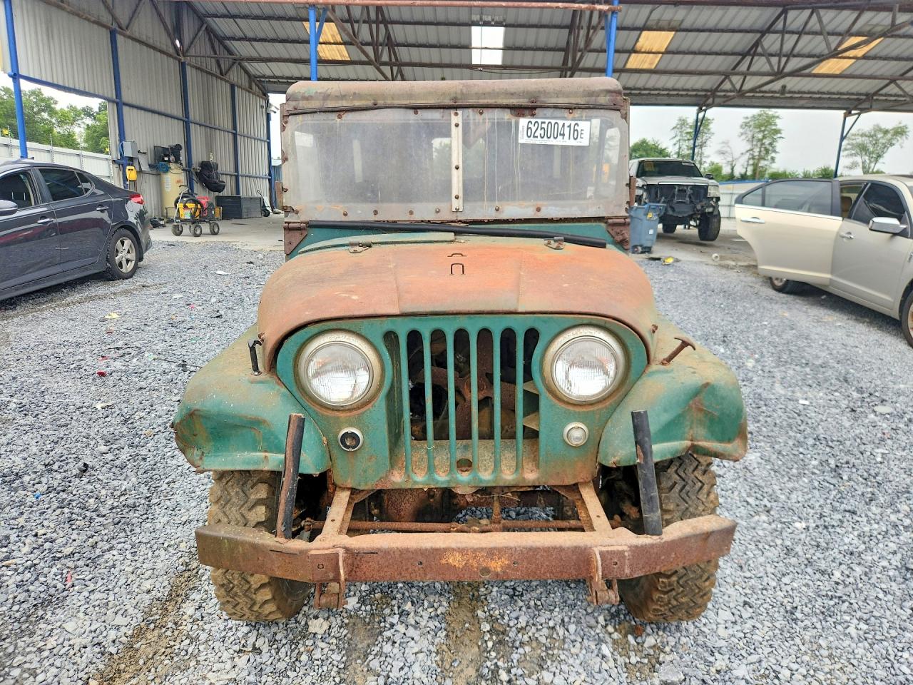 1962 Jeep Cj-5 Зеленый vin: 23586