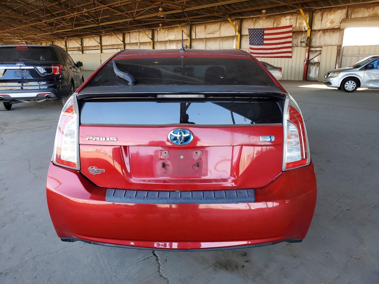 2013 Toyota Prius Two Красный vin: JTDKN3DUXD0342618