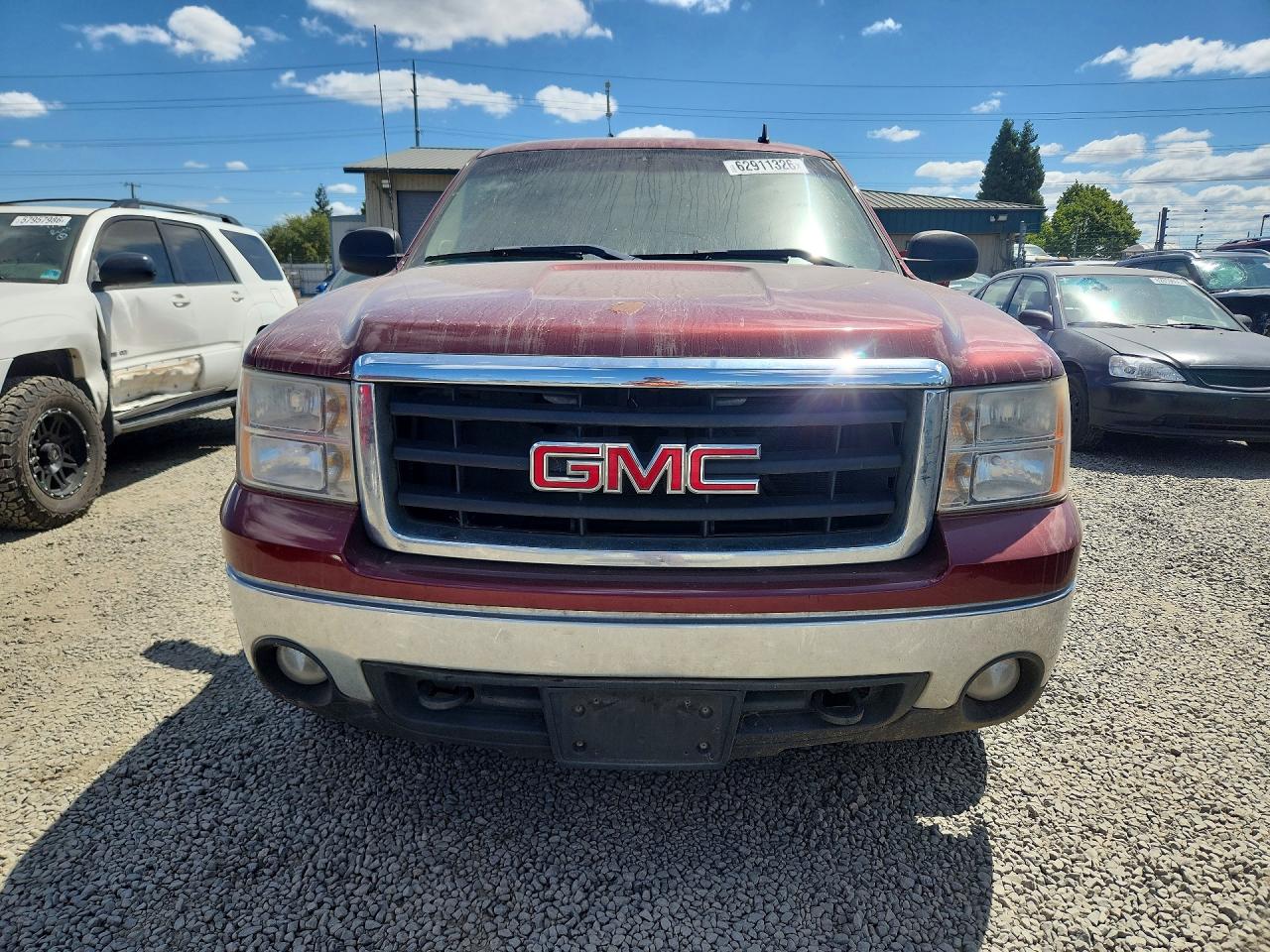 2008 Gmc Sierra K1500 Burgundy vin: 3GTEK13J28G245934
