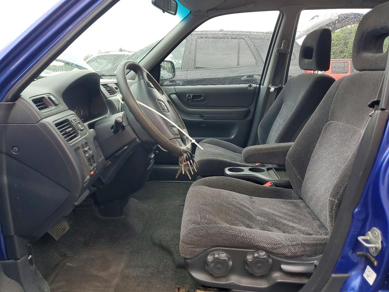 2001 Honda Cr-v Lx Blue vin: JHLRD18471C031399