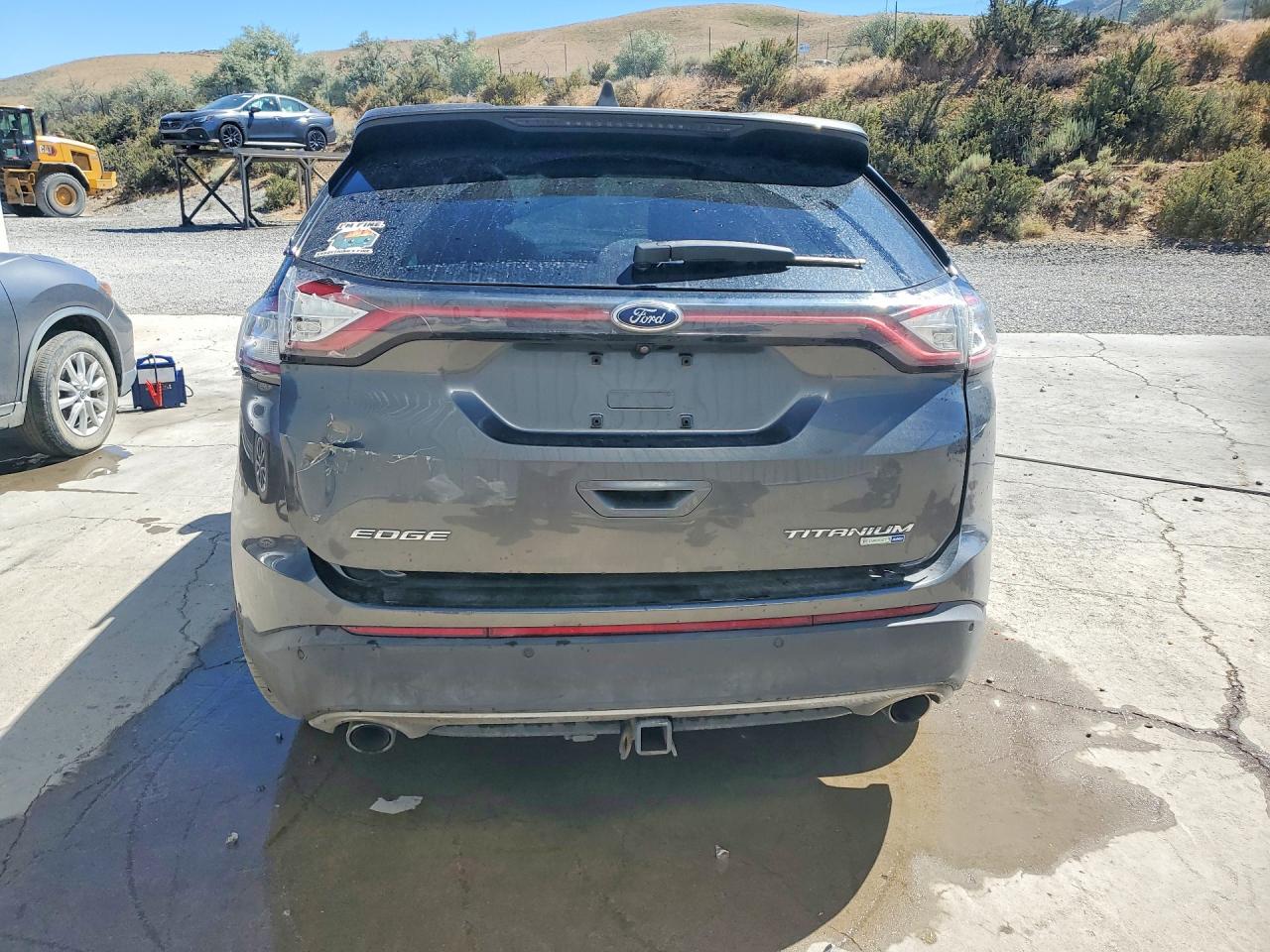 2015 Ford Edge Titanium Gray vin: 2FMPK4K97FBC09976