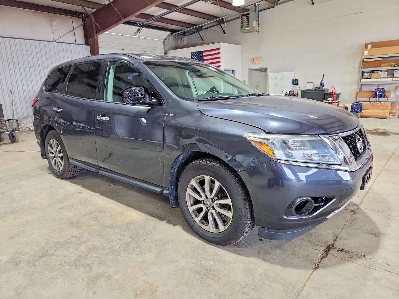 2014 Nissan Pathfinder S Gray vin: 5N1AR2MM7EC680600