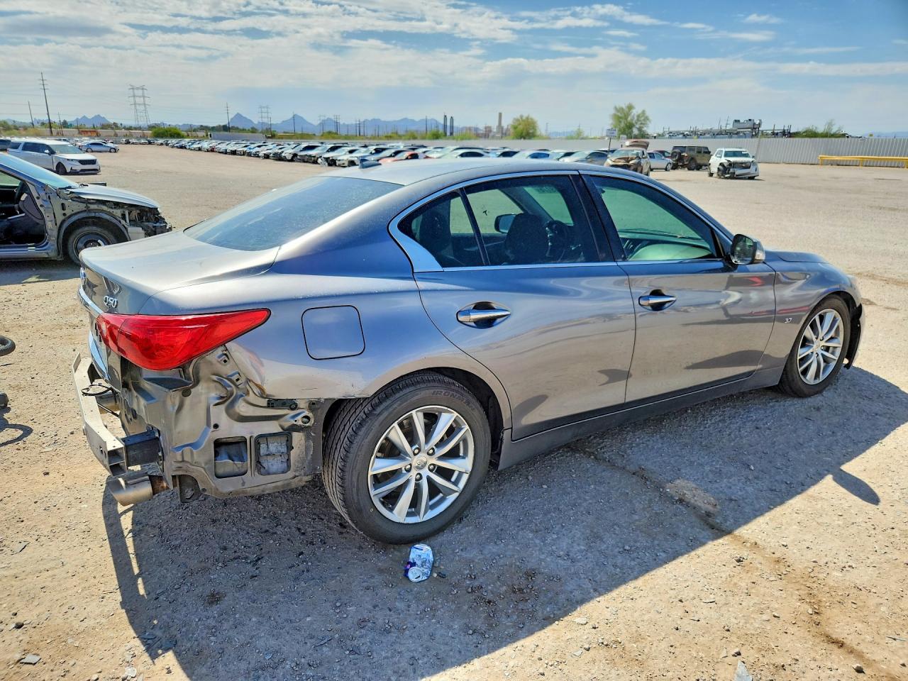 2015 Infiniti Q50 Premium Silver vin: JN1BV7AP4FM358172