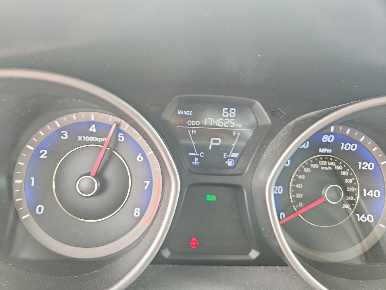 2013 Hyundai Elantra Gls Silver vin: KMHDH4AE6DU660825