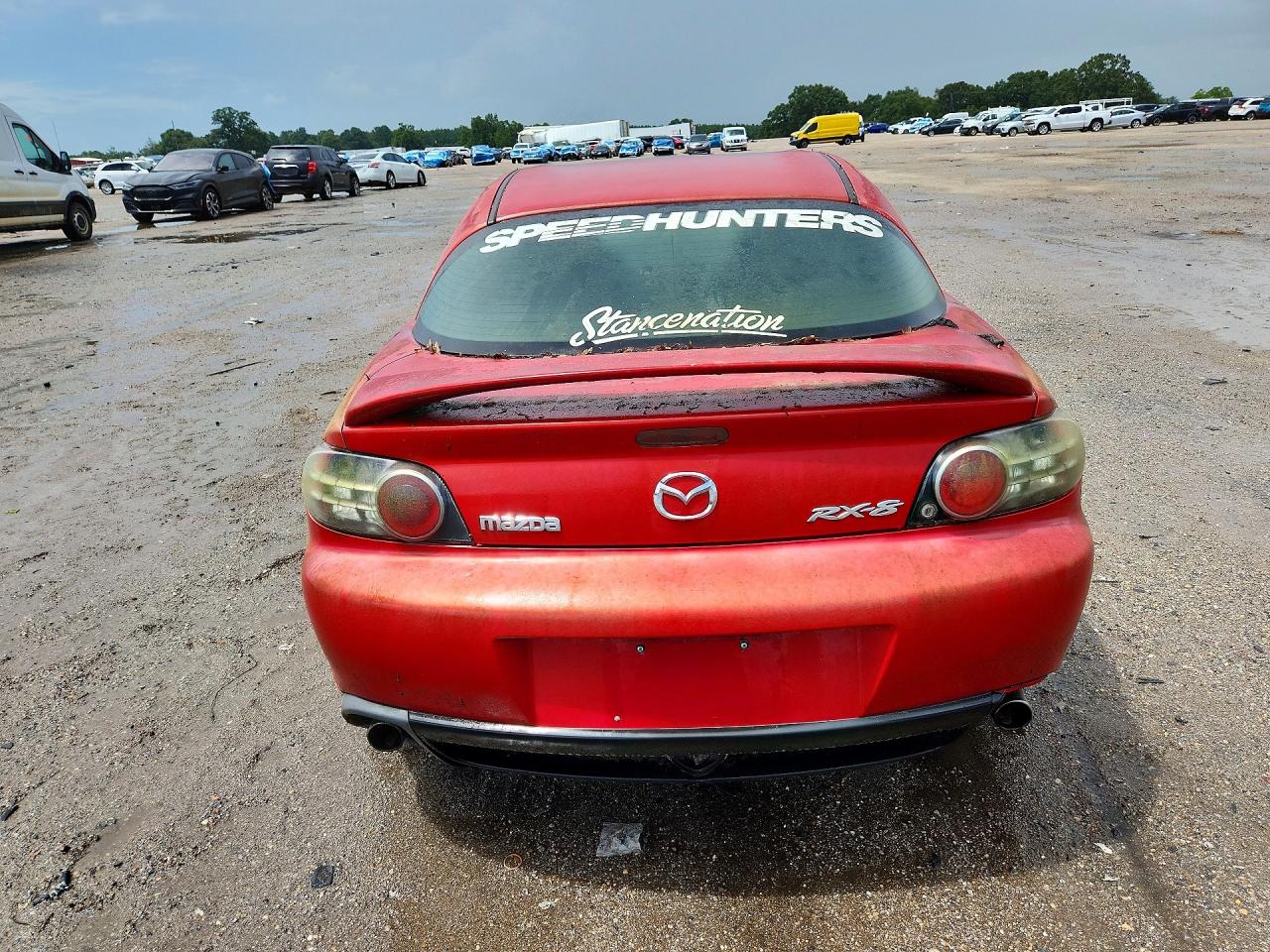 2004 Mazda Rx8 Red vin: JM1FE173X40140175