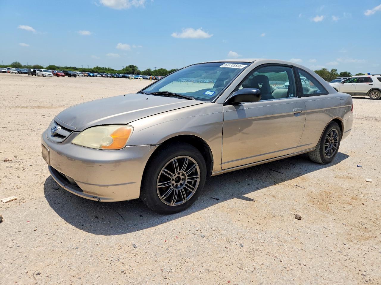 2002 Honda Civic Lx Gray vin: 1HGEM22562L064478