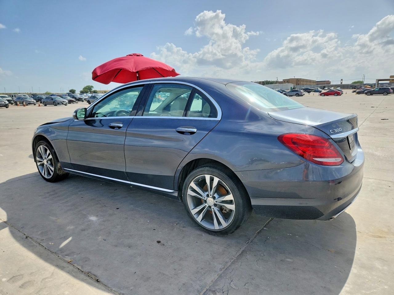 2015 Mercedes-benz C 300 4matic Gray vin: 55SWF4KB5FU003497