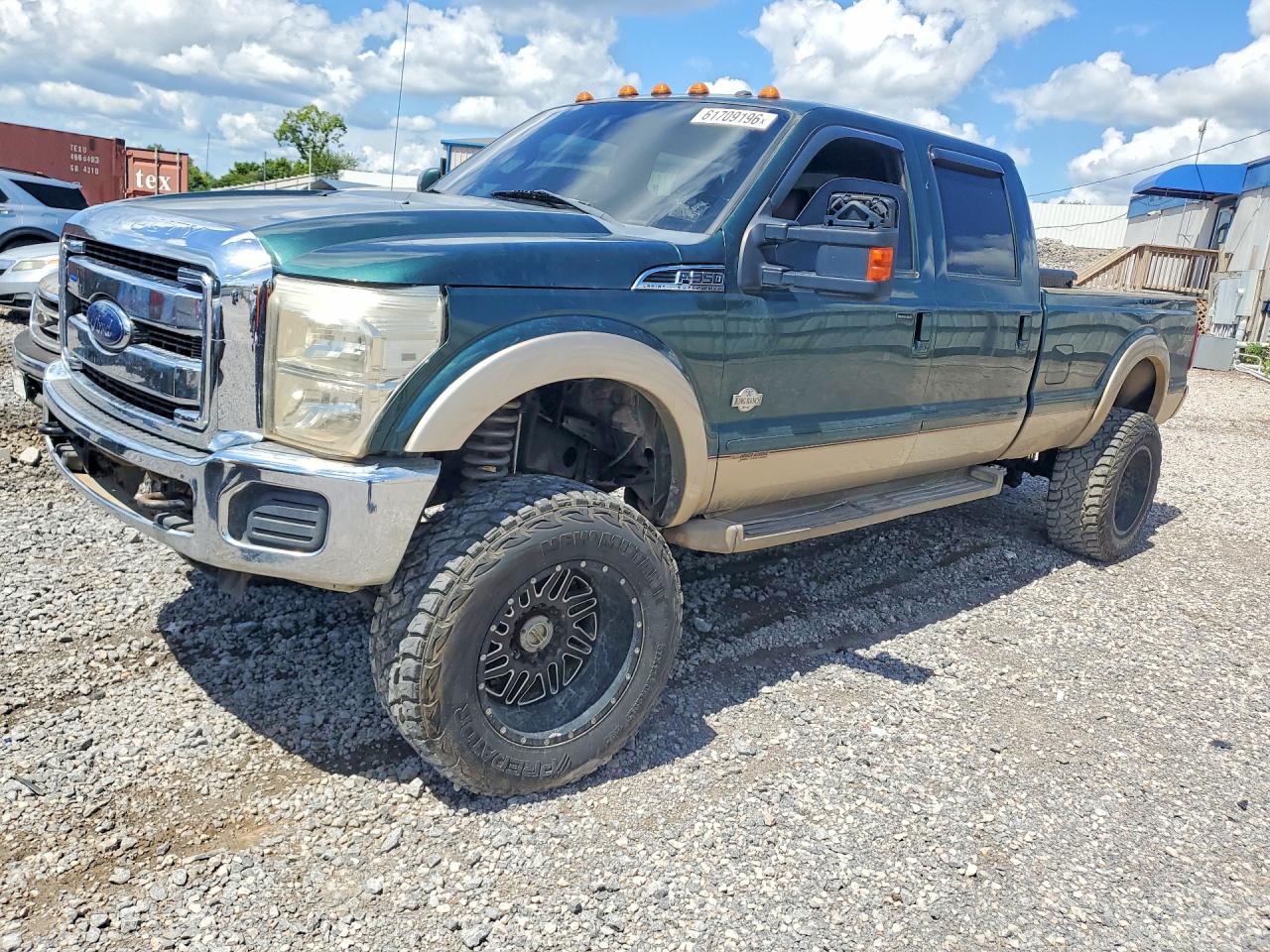 2011 Ford F350 Super Duty Green vin: 1FT8W3BT7BEA72376