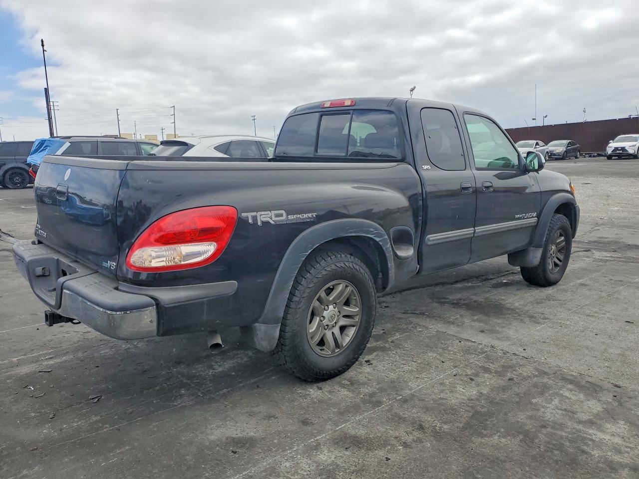2006 Toyota Tundra Access Cab Sr5 Black vin: 5TBRT34136S475904