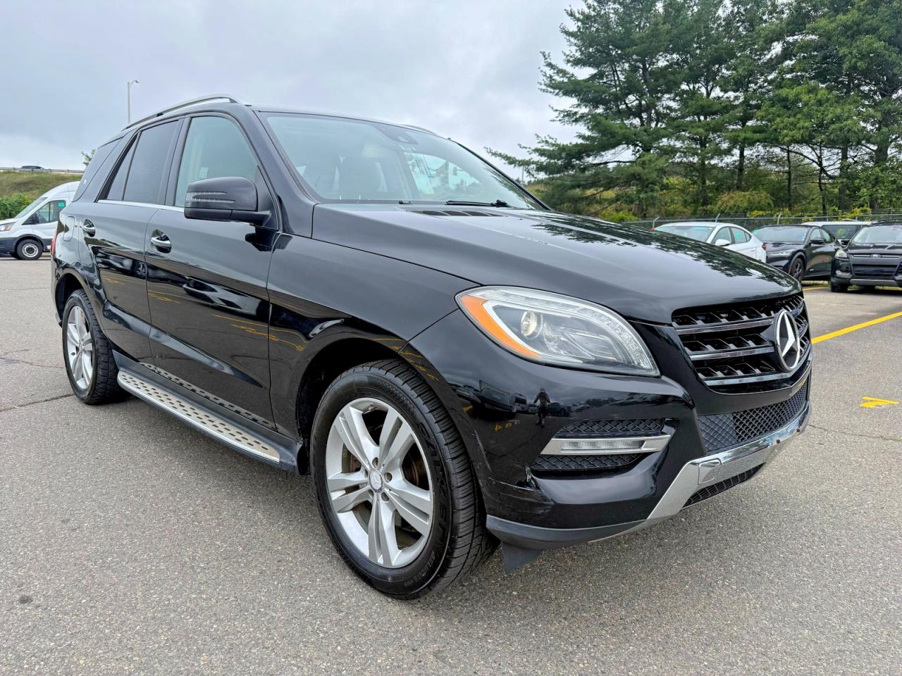 2014 Mercedes-benz Ml 350 4matic Black vin: 4JGDA5HB4EA328584