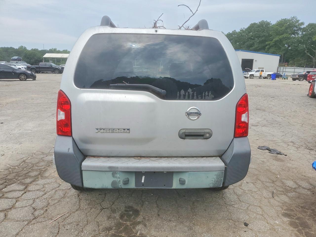 2007 Nissan Xterra X Silver vin: 5N1AN08U97C531828