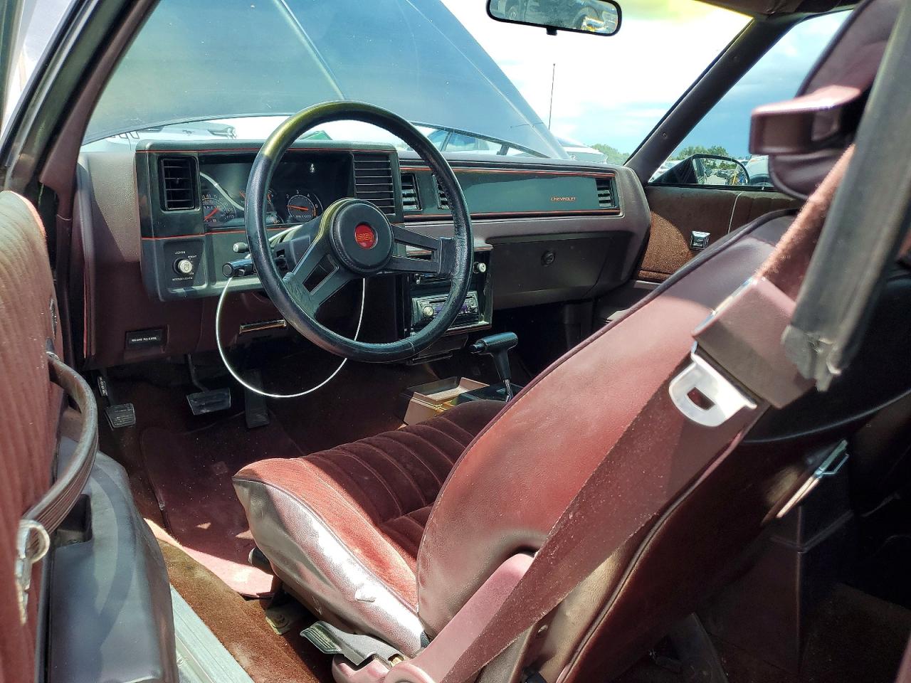 1987 Chevrolet Monte Carlo Black vin: 1G1GZ11G6HR111660