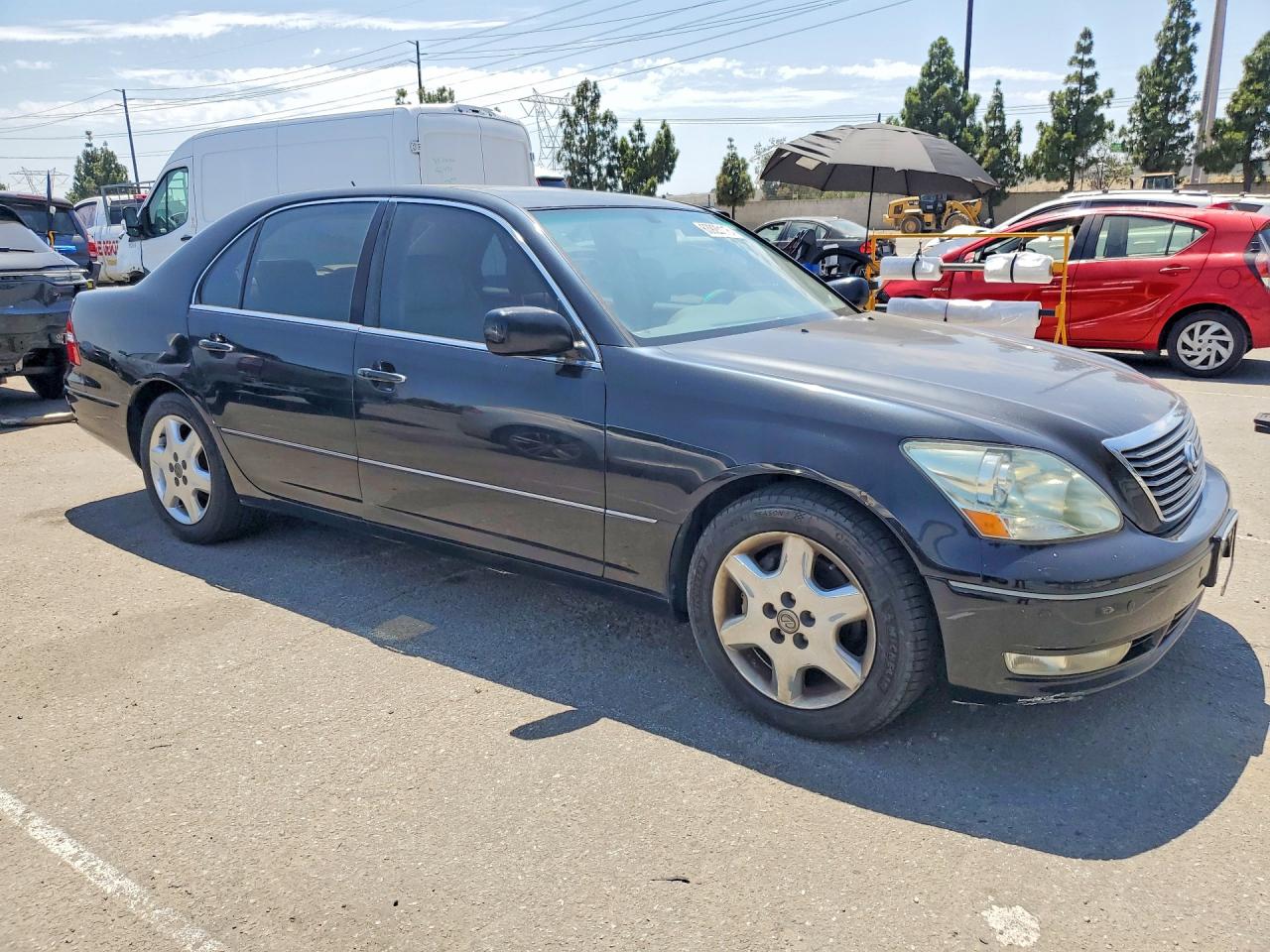 2004 Lexus Ls 430 Gray vin: JTHBN36F740167757