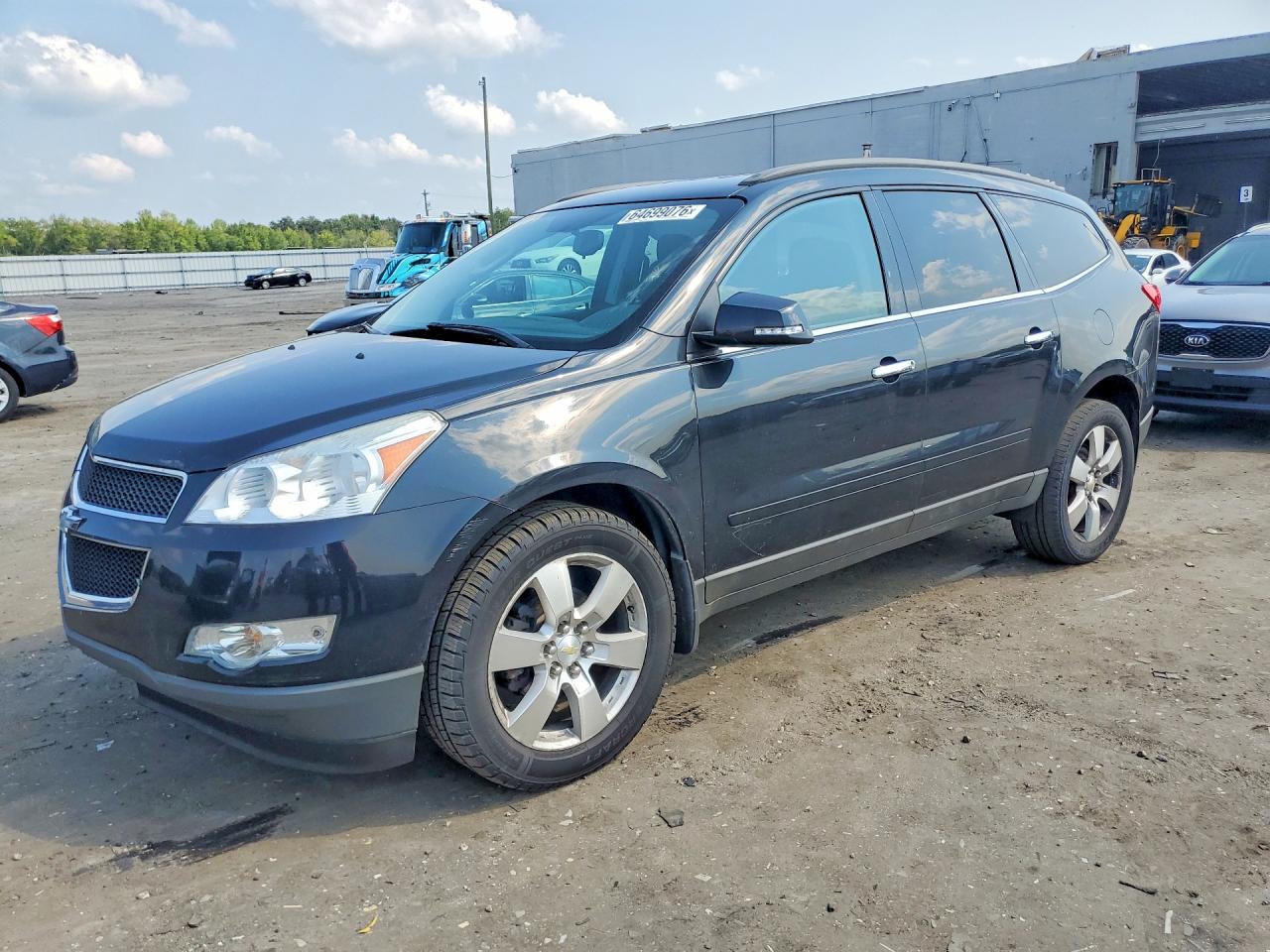 2012 Chevrolet Traverse Lt Black vin: 1GNKRGED5CJ416540