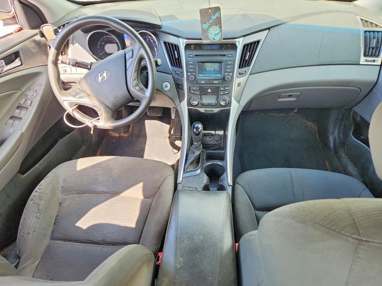 2014 Hyundai Sonata Hybrid Gray vin: KMHEC4A45EA116474