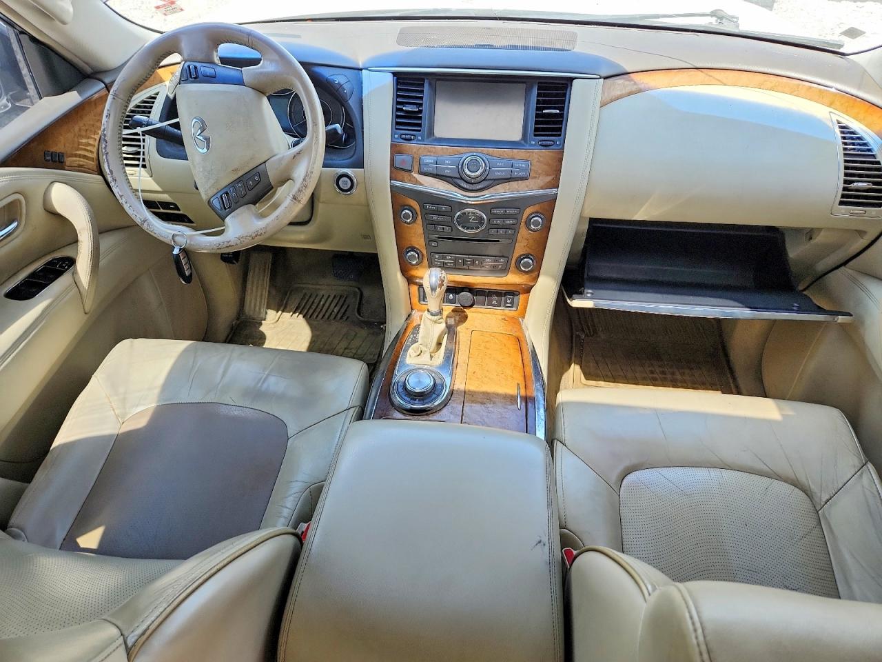 2011 Infiniti Qx56 Base White vin: JN8AZ2NE6B9004602