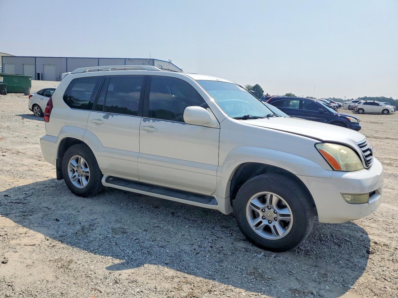 2007 Lexus Gx 470 White vin: JTJBT20X270135089
