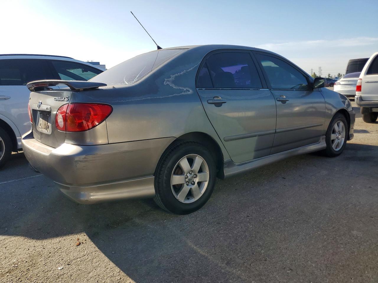 2003 Toyota Corolla S Gray vin: 1NXBR32E53Z159484