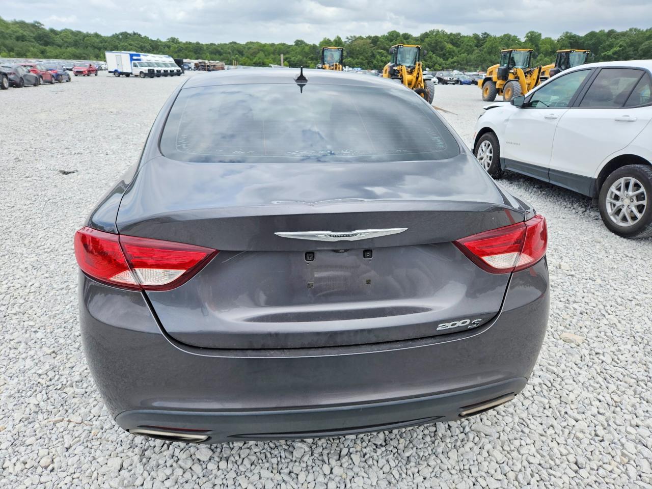 2015 Chrysler 200 S Gray vin: 1C3CCCDG2FN665124