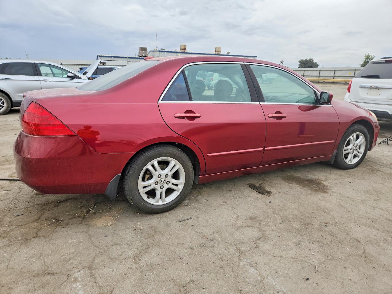 2006 Honda Accord Ex Burgundy vin: 1HGCM56876A182764