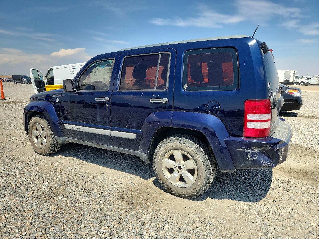 2012 Jeep Liberty Sport Blue vin: 1C4PJMAK4CW142534