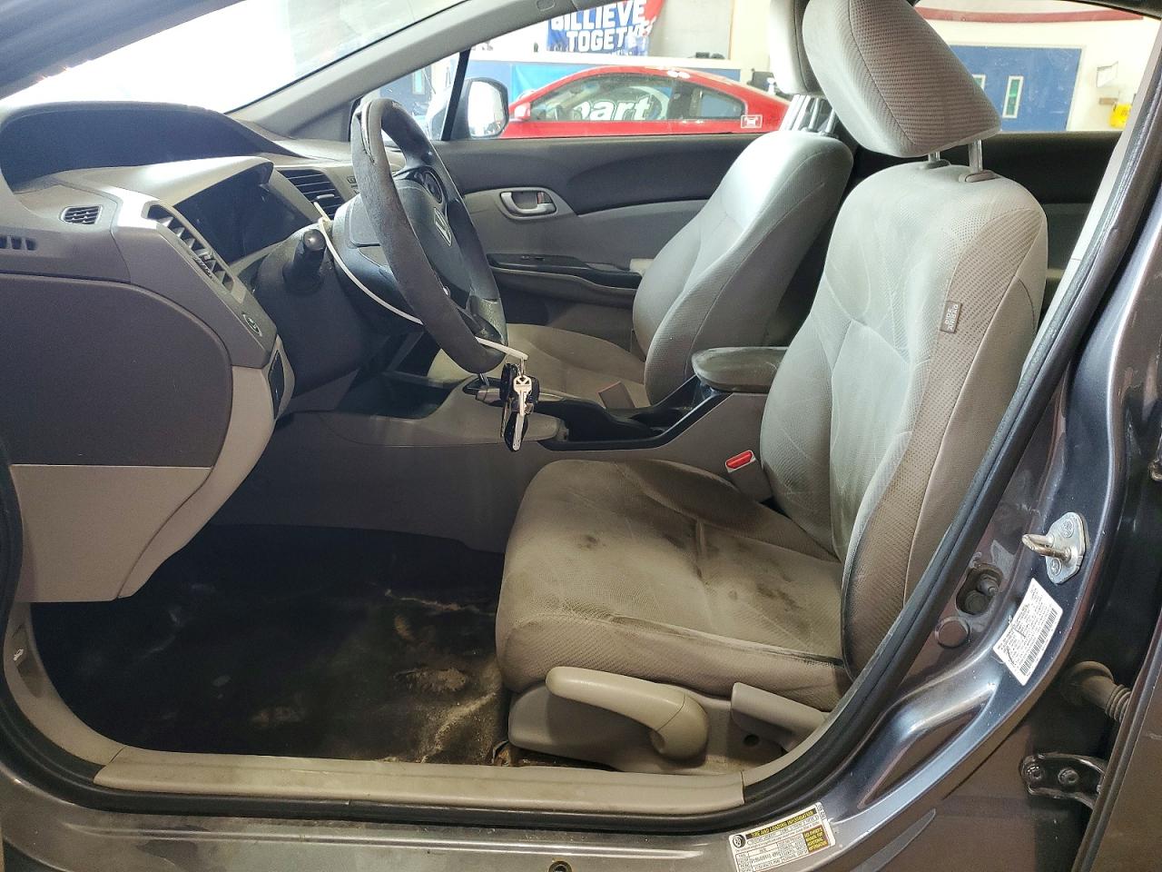2012 Honda Civic Lx Серый vin: 2HGFB2F50CH300268