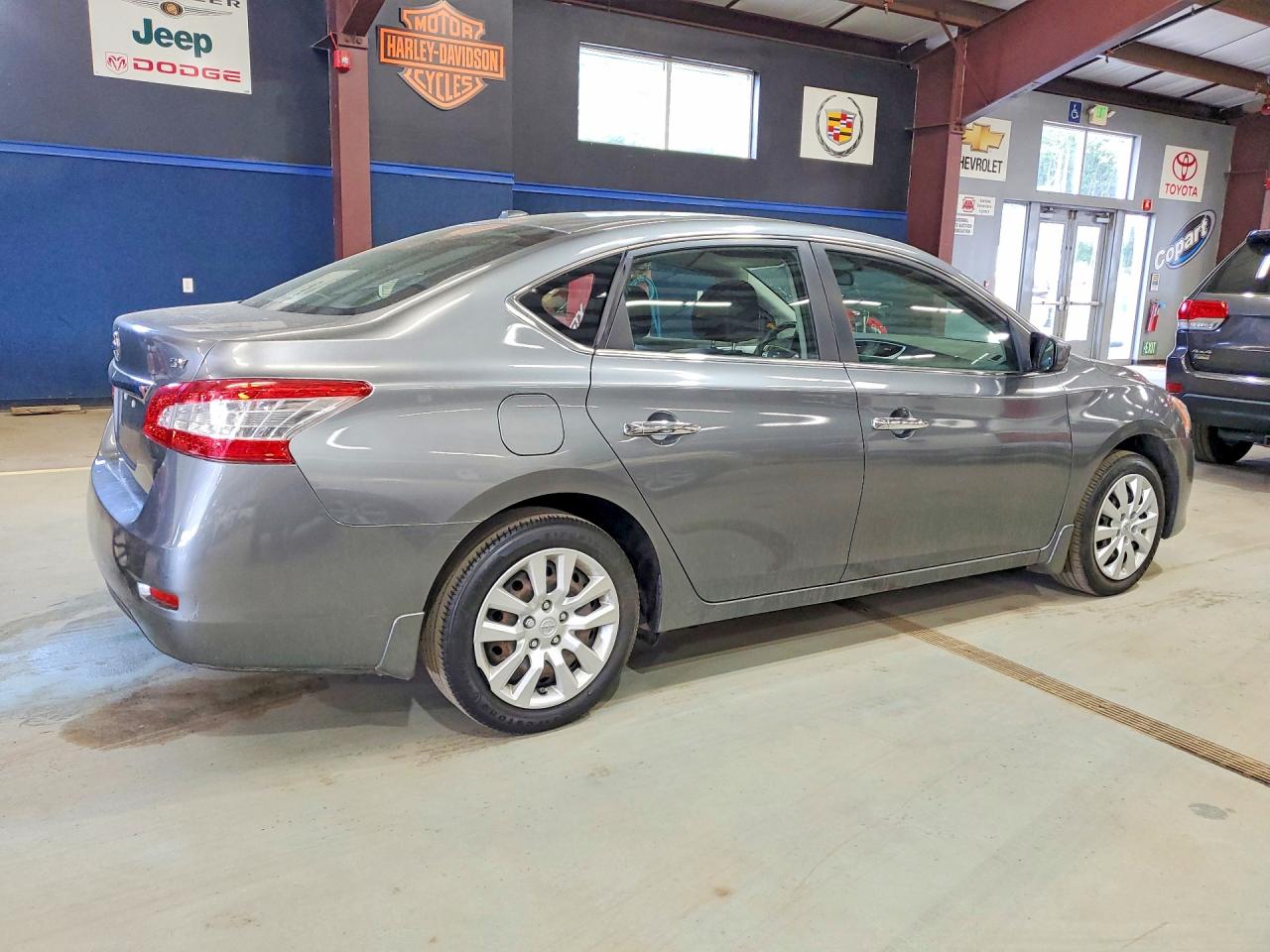 2015 Nissan Sentra Sv Gray vin: 3N1AB7AP1FL695705