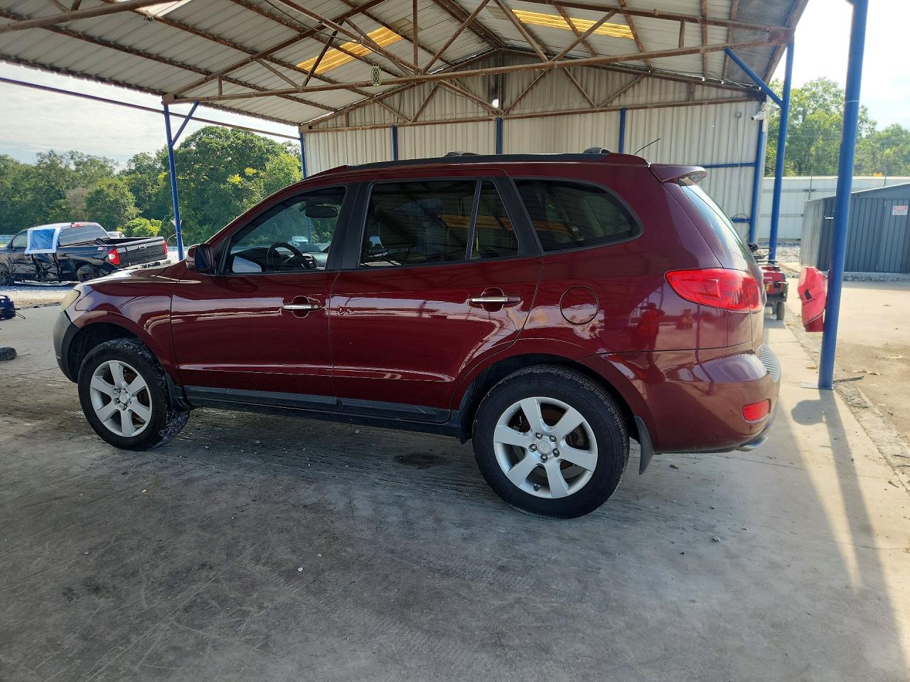 2009 Hyundai Santa Fe Limited Темно-бордовый vin: 5NMSH73E99H274361